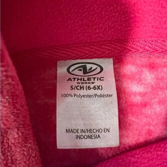 Fleece Pullover Sweater Size 6/6x Athletic Works - Picture 2 of 3
